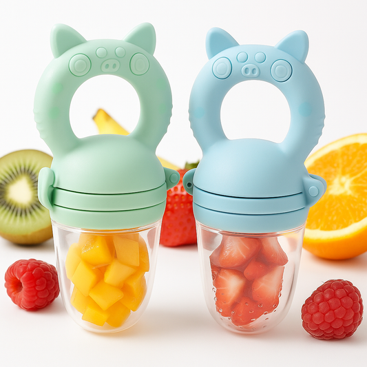 Par de Chupones de Frutas Para Bebes